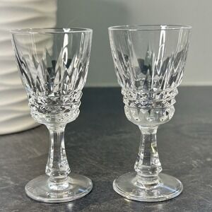 Vintage‎ Villeroy & Boch VBC11 Crystal Cordial Sherry Glasses Set Of 8 VHTF EUC